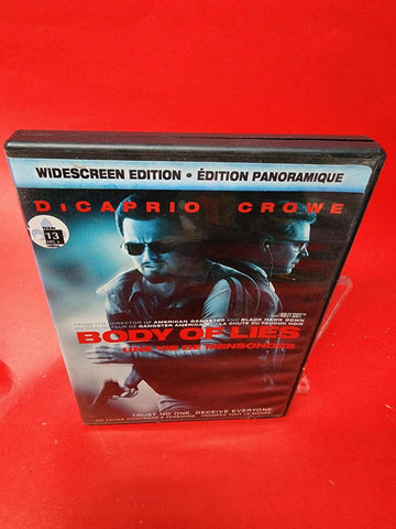 Body of Lies (DVD, 2009, Widescreen)  *BILINGUE LIKE NEW*