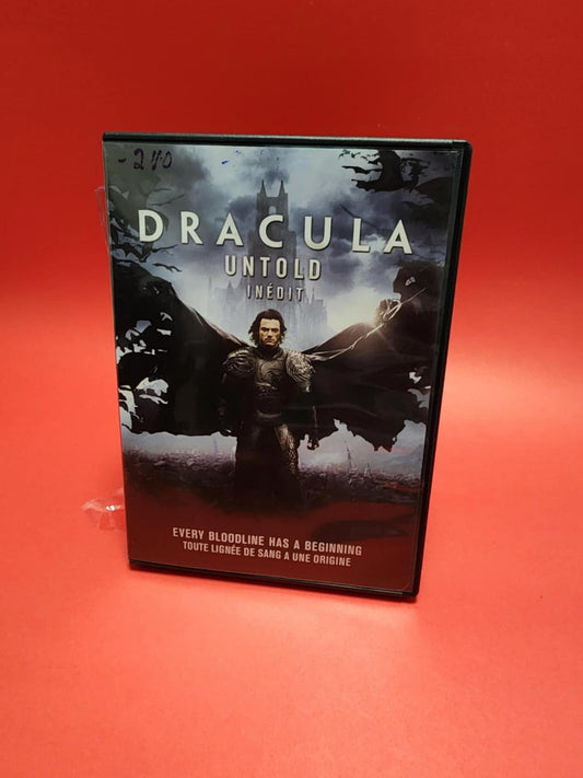 Dracula Untold DVD English French Spanish Widescreen  Bilingue! disc is like new