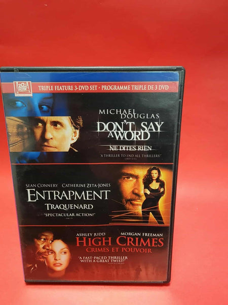 Don't Say a Word - Entrapment - High Crimes - Triple Feature [DVD] * BILINGUE