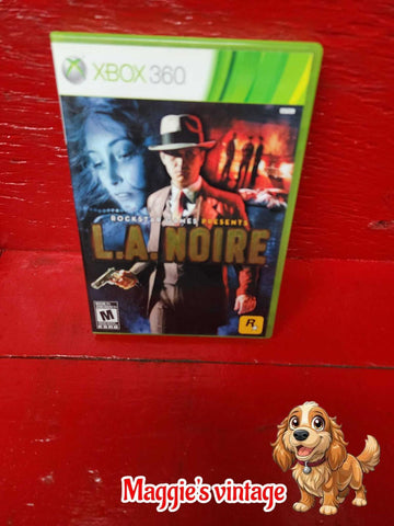 L.A. Noire (Microsoft Xbox 360, 2010) * CIB DISC LIKE NEW*