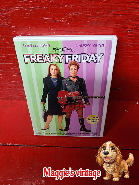 Freaky Friday DVD Disney Jamie Lee Curtis Lindsay Lohan *BILINGUE DISC LIKE NEW*