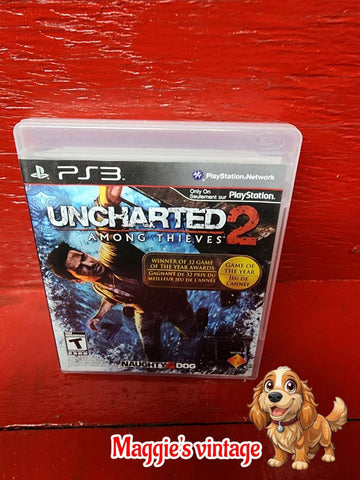 Uncharted 2 II: Among Thieves - (PlayStation 3, 2009)  *CIB DISC LIKE NEW*