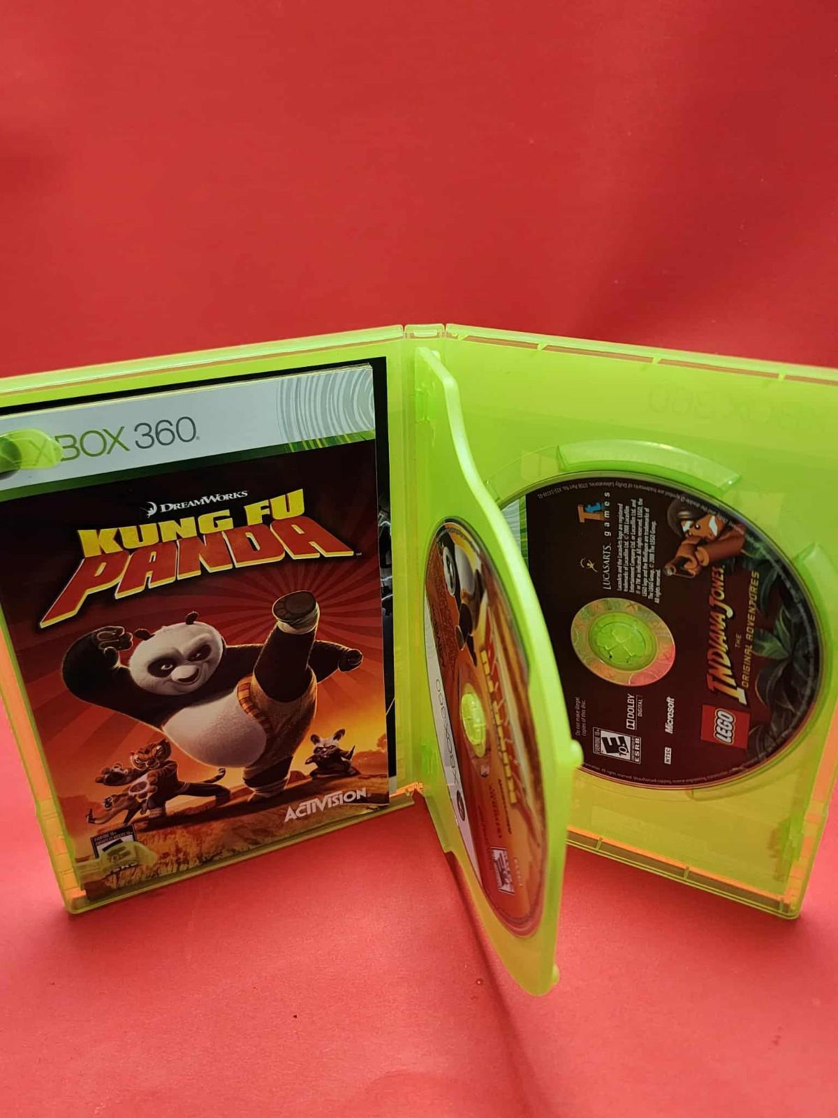 Lego Indiana Jones And Kung Fu Panda Combo Xbox 360 like new! CIB