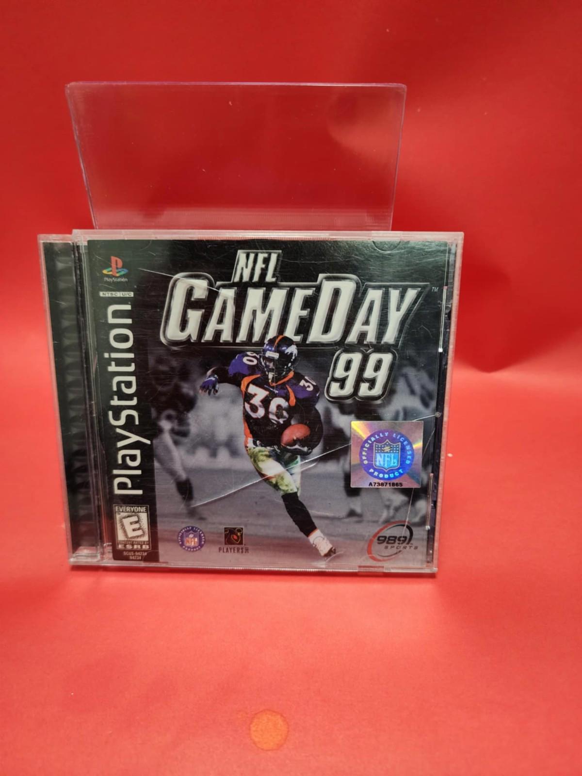NFL GameDay 99 (Sony PlayStation 1, 1998) PS1 Manual Included Tested Cd is mint!