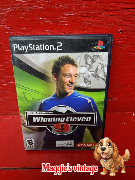 World Soccer Winning Eleven 9 International - PS2  *CIB DISC LIKE NEW*