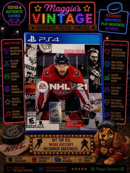 NHL 21 (Sony Playstation 4 PS4) CIB DISC LIKE NEW
