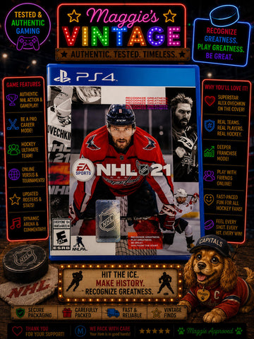 NHL 21 (Sony Playstation 4 PS4) CIB DISC LIKE NEW