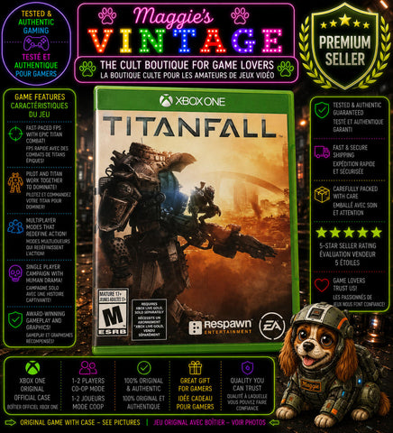 Titanfall (Microsoft Xbox One, 2014) Video Game DISC LIKE NEW NO MANUAL