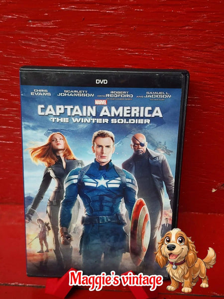 Captain America: The Winter Soldier (DVD, Region 1) *BILINGUE DISC LIKE NEW*