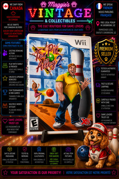 Ten Pin Alley 2 ( WII ) CIB DISC LIKE NEW