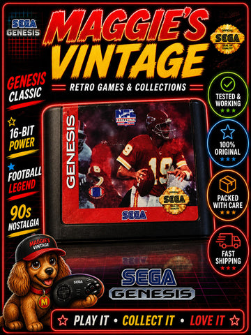 NFL Football '94 Starring Joe Montana (Sega Genesis, 1993) Cart Only TESTED