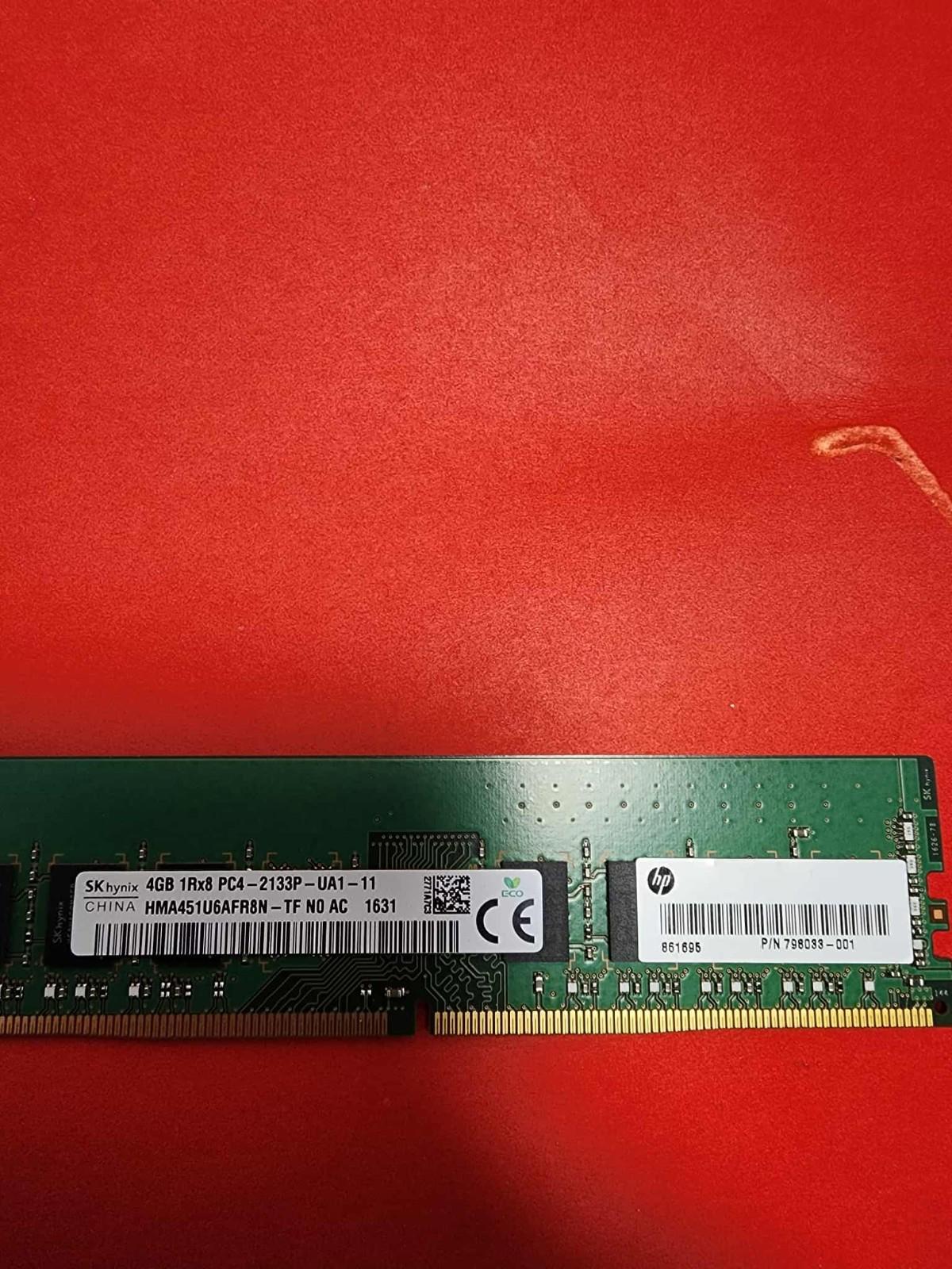 🟪SK HYNIX 4GB IRx8 PC4-2133P RAM MEMORY HMA451U6AFR8N-TF hp : 798033-011