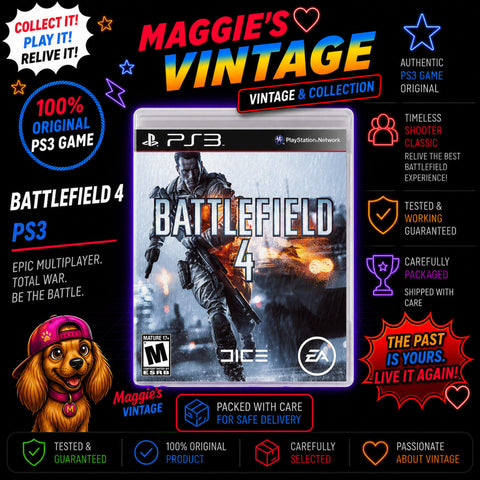 Battlefield 4 (Sony PlayStation 3 PS3, 2013) CIB COMPLETE