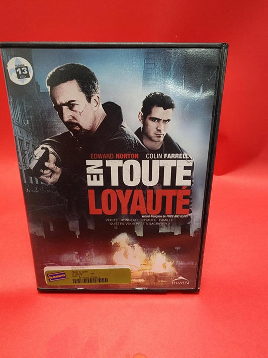 Pride and Glory (DVD, 2008, Canadian) Bilingue Like new!