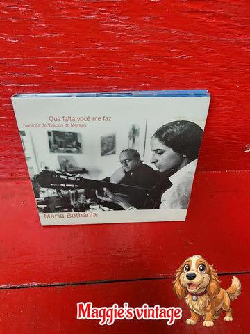 MARIA BETHANIA Que Falta Voce Me Faz musicas De Vinicius De Moraes MINT CD