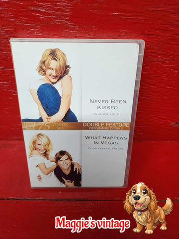 Never Been Kissed + What Happens in Vegas  -  *BILINGUE DISC LIKE NEW*