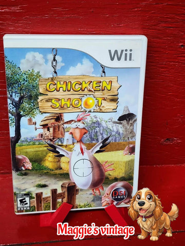 Chicken Shoot (Nintendo Wii, 2007) *CIB COMPLETE DISC LIKE NEW*