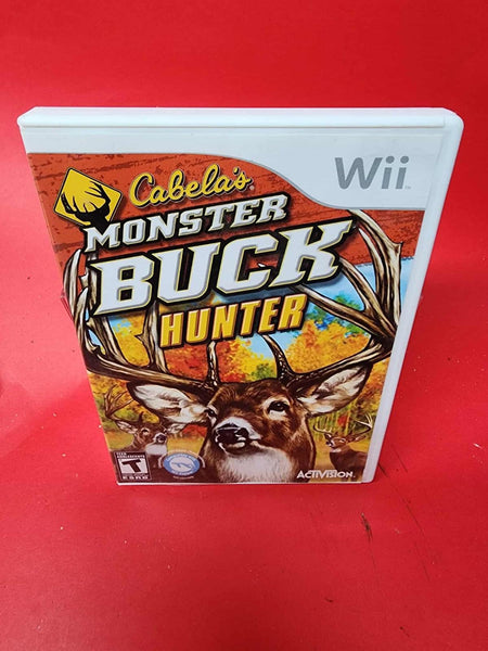 Cabela's Monster Buck Hunter (Nintendo Wii, 2010) CIB DISC LIKE NEW