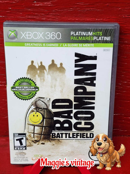 Battlefield: Bad Company (Microsoft Xbox 360) Complete *CIB DISC LIKE NEW*