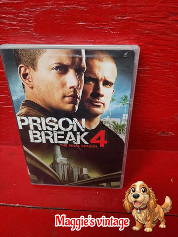 Prison Break - Season 4 (DVD, 2009, 6-Disc Set) *BILINGUE DISC LIKE NEW*