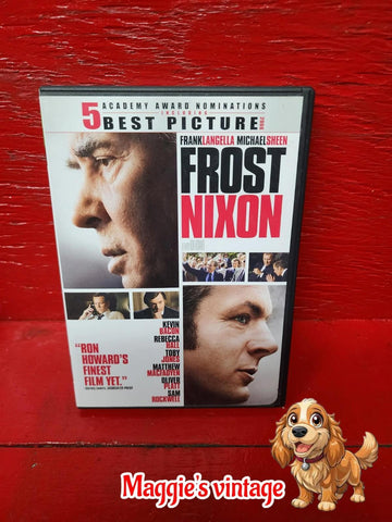 Frost/Nixon (DVD, 2009) *BILINGUE DISC LIKE NEW*