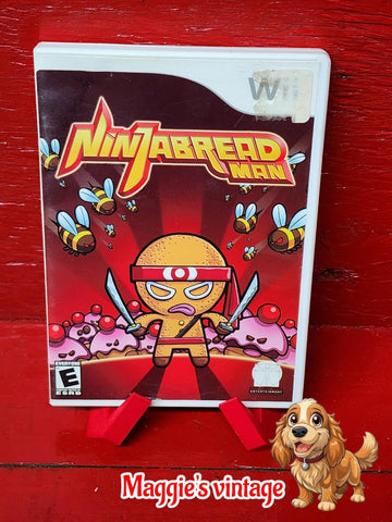 Ninjabread Man (Nintendo Wii, 2007) *CIB COMPLETE DISC LIKE NEW*