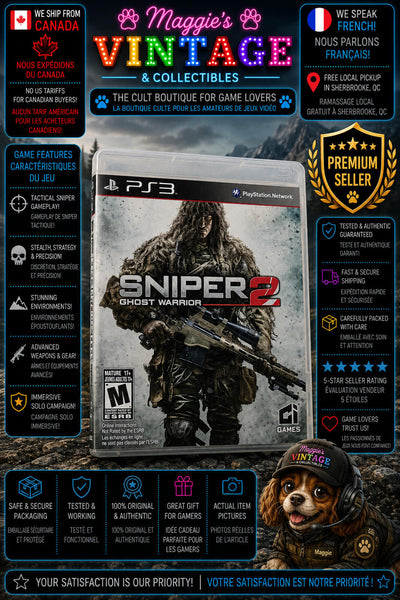 Sniper Ghost Warrior 2 II (Sony PlayStation 3, 2013) PS3 CIB DISC LIKE NEW