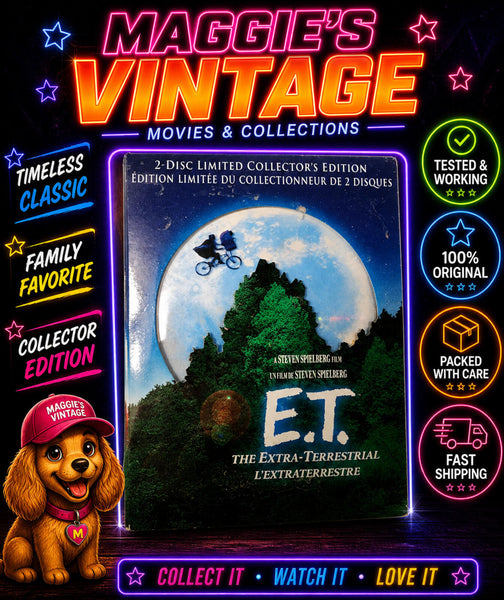 E.T. the Extra-Terrestrial DVD 2 Disc Limited Edition BILINGUE DISCLIKE NEW