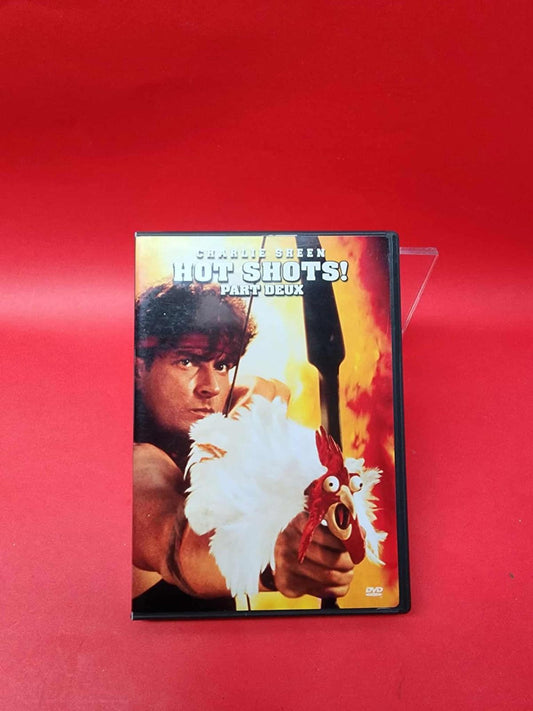 Hot Shots Part Deux (DVD, 2002) Charlie Sheen Hot Shots 2  **LIKE NEW / BILINGUE