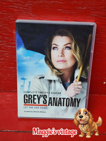GREYS ANATOMYSEASON 12 DVD *DISC LIKE NEW*