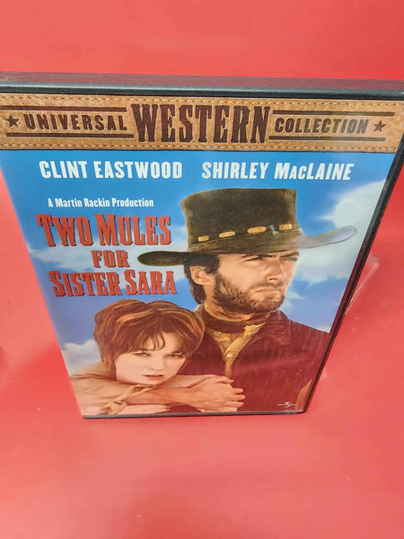 Two Mules for Sister Sara (DVD, 1970) * BILINGUE LIKE NEW*