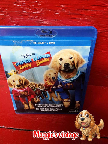 Super Buddies (Blu-ray, 2013, Disney) * BILINGUE  DISC LIKE NEW*