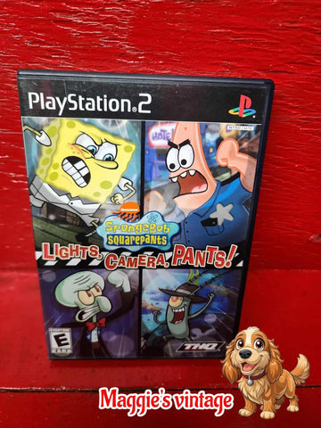 SpongeBob SquarePants: Lights, Camera, Pants ( PS2) *CIB DISC LIKE NEW*