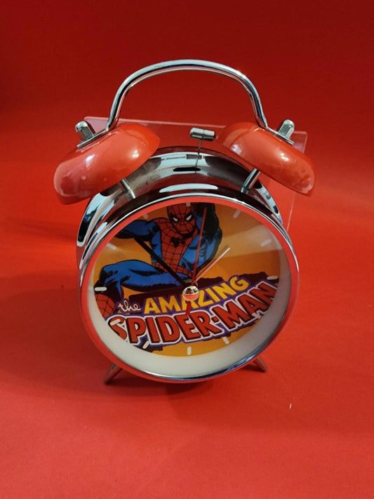 vintage 2010  amazing spider-man quartz alam clock