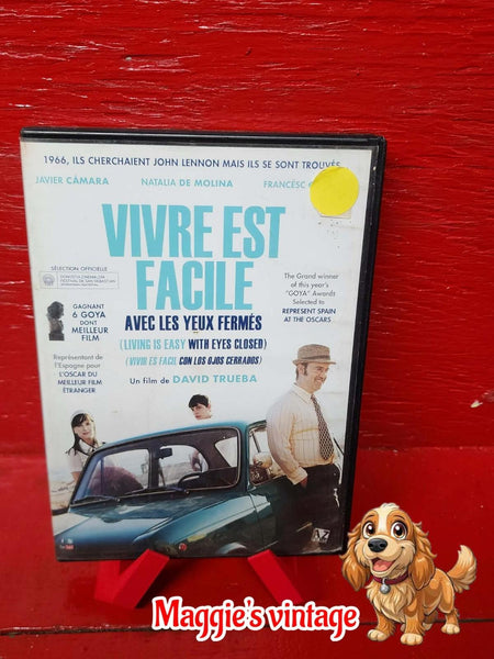 Living is Easy with Eyes Closed DVD   *BILINGUE DISC LIKE NEW*