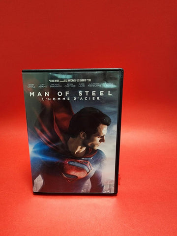 Man of Steel (DVD, 2013, English/French/Spanish) Widescreen Like new!!!