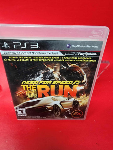 Need For Speed The Run Video Game PS3 CIB *like new*