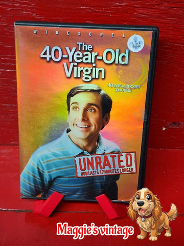 The 40 Year Old Virgin (Unrated) (DVD, 2005) *BILINGUE DISC LIKE NEW*