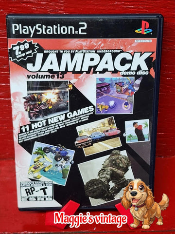 Jampack Volume 13 Demo Disc Playstation 2 Ps2 DISC LIKE NEW