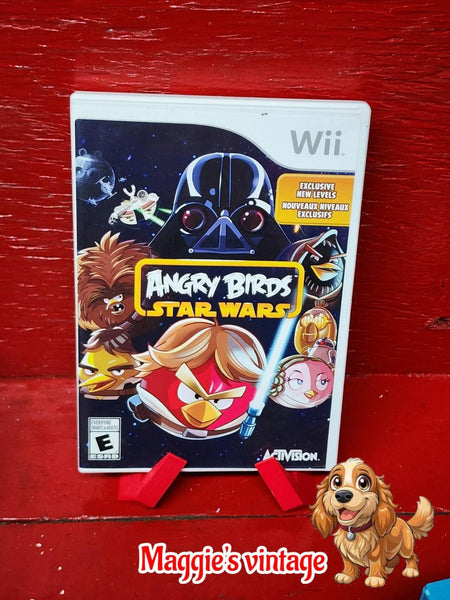 Angry Birds Star Wars NINTENDO Wii NO MANUAL DISC LIKE NEW!