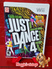 Just Dance 4 (Nintendo Wii, 2012 Ubisoft) *CIB COMPLETE DISC LIKE NEW*