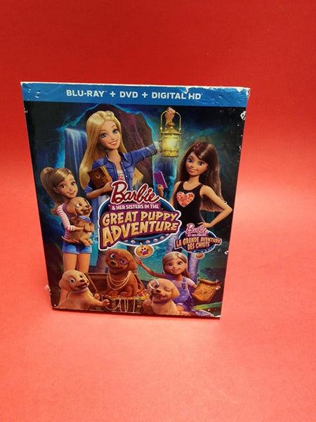 Barbie & Her Sisters In The Great Puppy Adventure (Blu-ray + DVD) (Blu-ray) (Bil