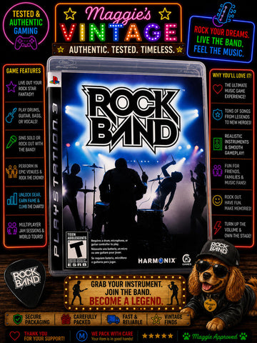 Rock Band - Sony PlayStation 3 PS3 - CIB DISC LIKE NEW