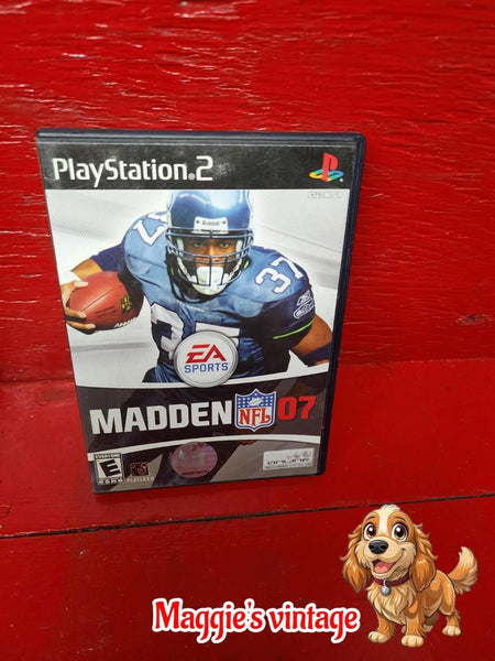 Madden NFL 07 - Sony Playstation 2 PS2 - *CIB DISC LIKE NEW*