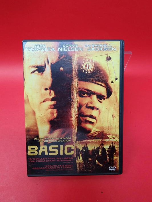 Basic - DVD bilingual - John Travolta  **BILINGUE LIKE NEW**