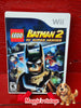 LEGO Batman 2: DC Super Heroes (Nintendo Wii, 2012) CIB DISC LIKE NEW
