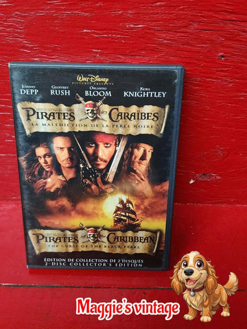 Pirates of the Caribbean: The Curse of the Black Pearl DVD (2003) 2-Disc Set