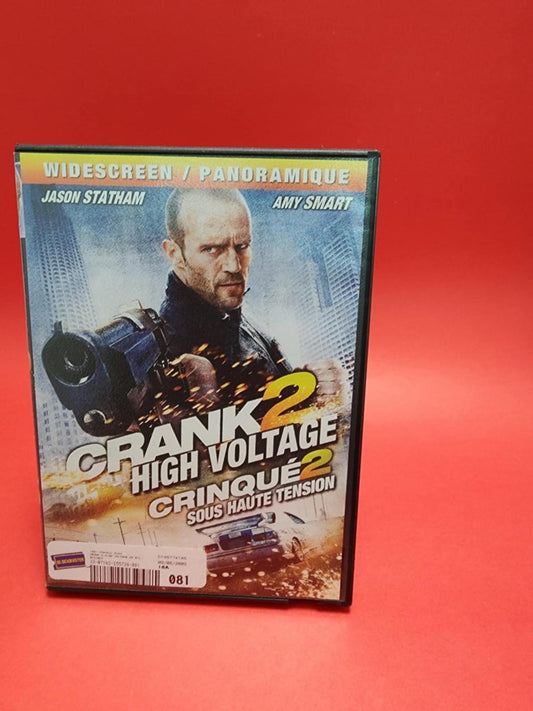 Crank/Crank 2: High Voltage (DVD, 2012, Canadian) bilingue like new!