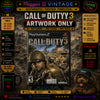 Call of Duty 3 ( Sony PlayStation 2, 2006 ) PS2 ARTWORK ONLY