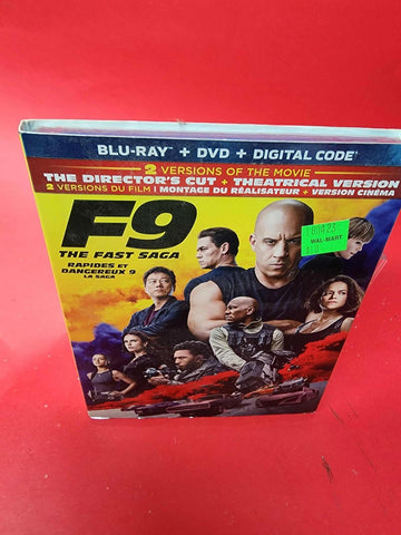F9 The Fast Saga 2020 (Blu-ray + DVD Universal) Action *BILINGUE NEW****